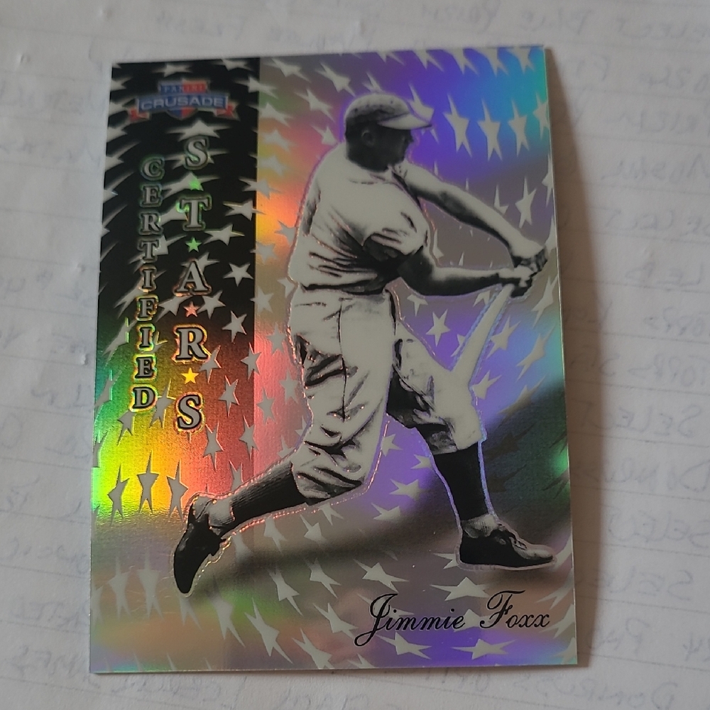 Panini Holographic Certified Stars Baseball Card - Silver & Rainbow